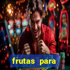 frutas para imprimir e recortar